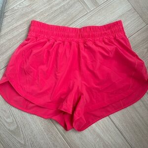 Lululemon Lip Gloss Track That 3 Inch Shorts HR
